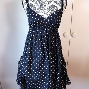 Polka-dot spaghetti strap Dress